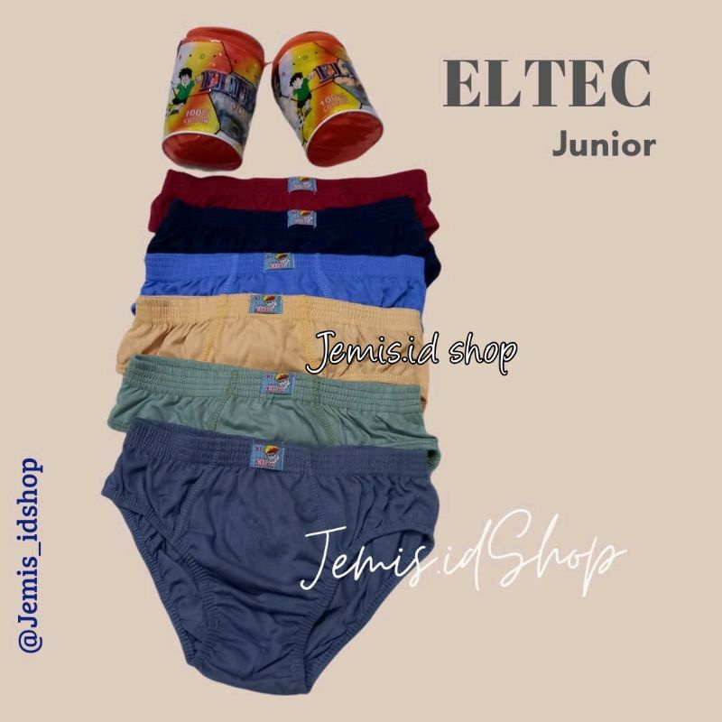 Celana Dalam Anak Eltec Junior Isi 3 pcs Bahan halus dingin nyaman dipakai