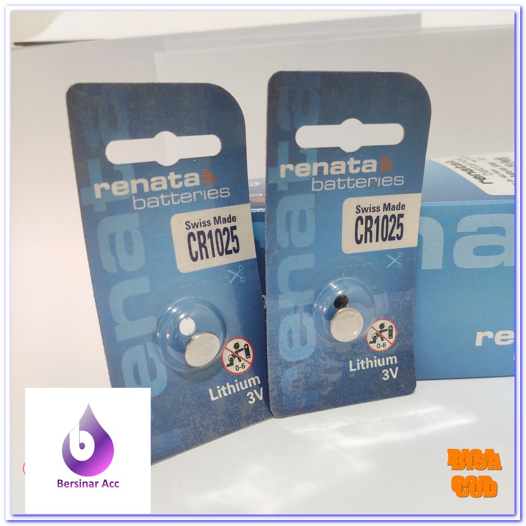 ORIGINAL RENATA CR-1025 CR 1025 3V LITHIUM BATTERY BATERE BATREI