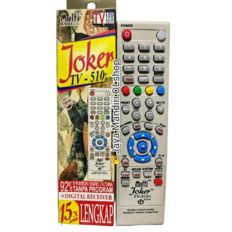 Kode Wy4472 Remot Remote Tv Lcd Led Tv Tabung Multi Universal Joker Shopee Indonesia