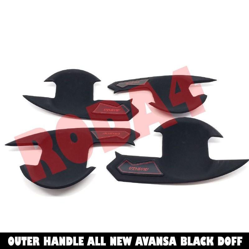 Outer Handle Mangkok Gagang Pintu All New Avanza Hitam Doff