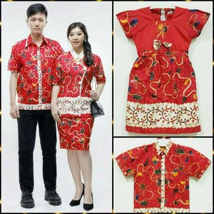RNB Meshin Madura Jaya | Pabrik Baju Batik Sarimbit Couple Rok blus dress Grosir Murah Solo