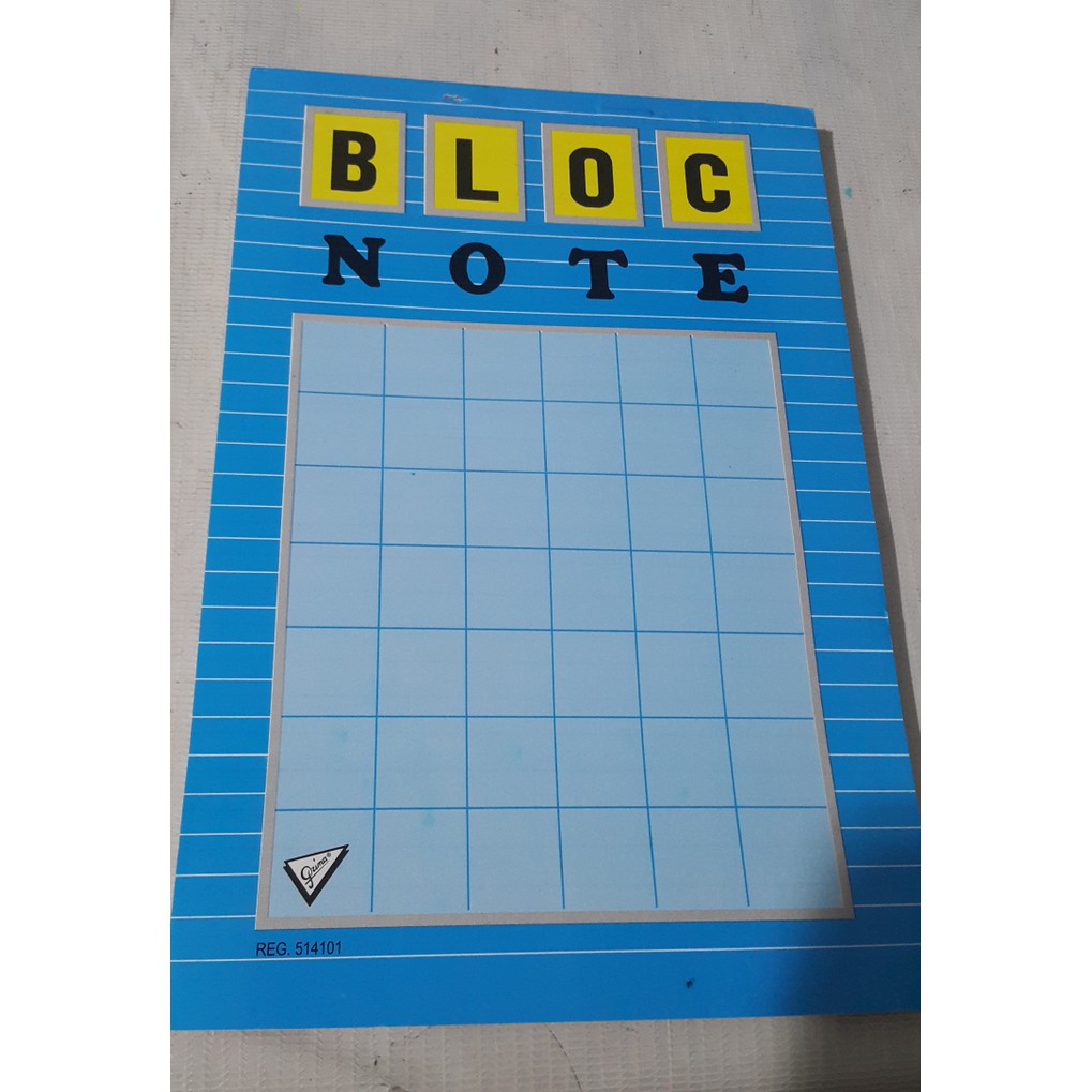 

GRH 404 BLOC NOTE SOBEK / NOTES GARIS (LARGE) UK 21X14CM