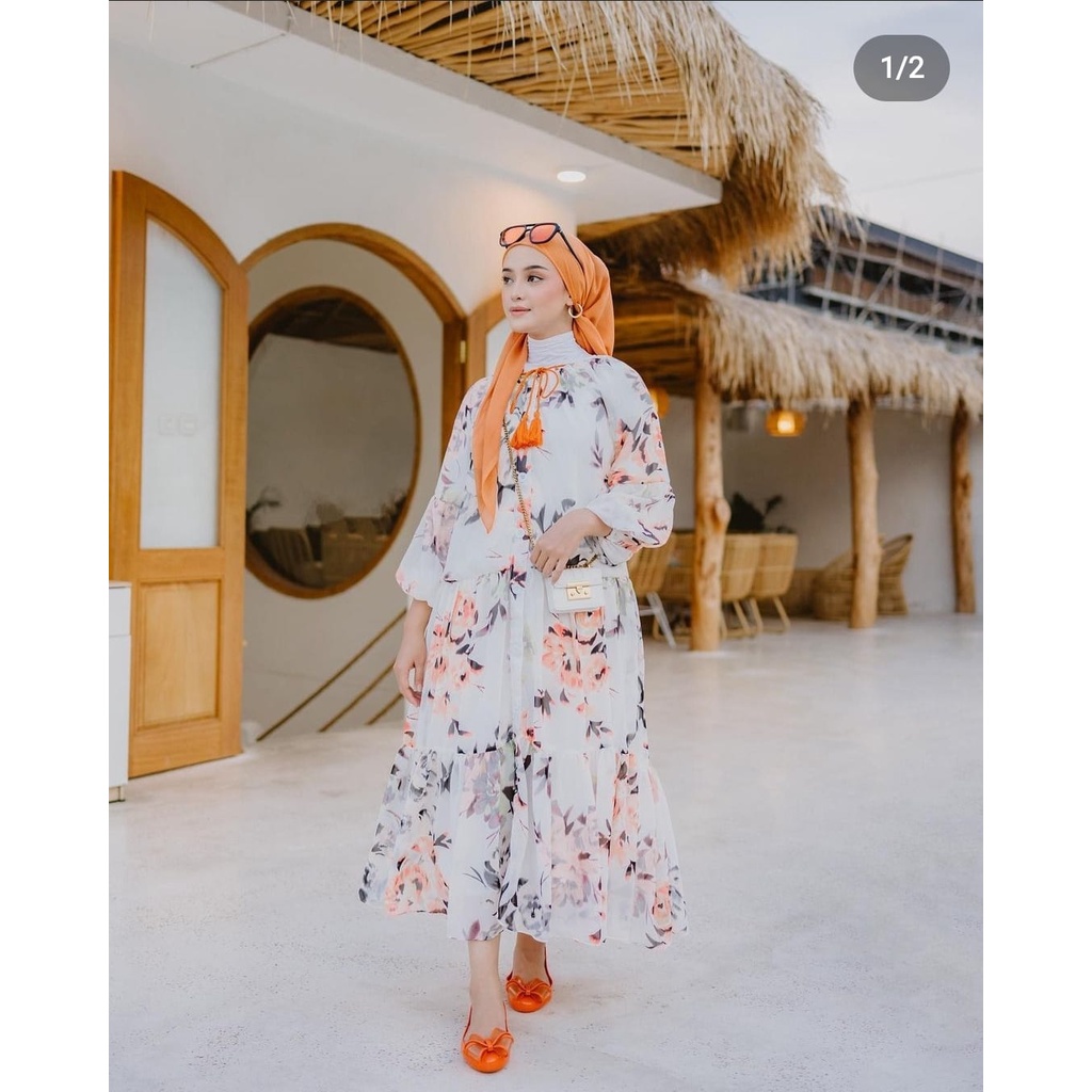 Intalicious Lexy Dress Apricot