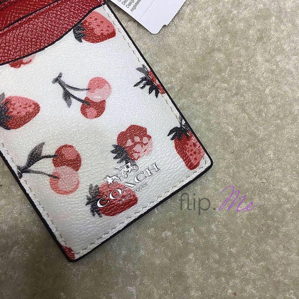 

Coach ID Lanyard With Strawberry And Cherries