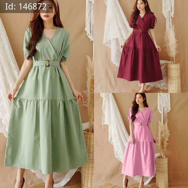 Jual Long Dress Long Dress Korea Long Dres Korean Long Dress