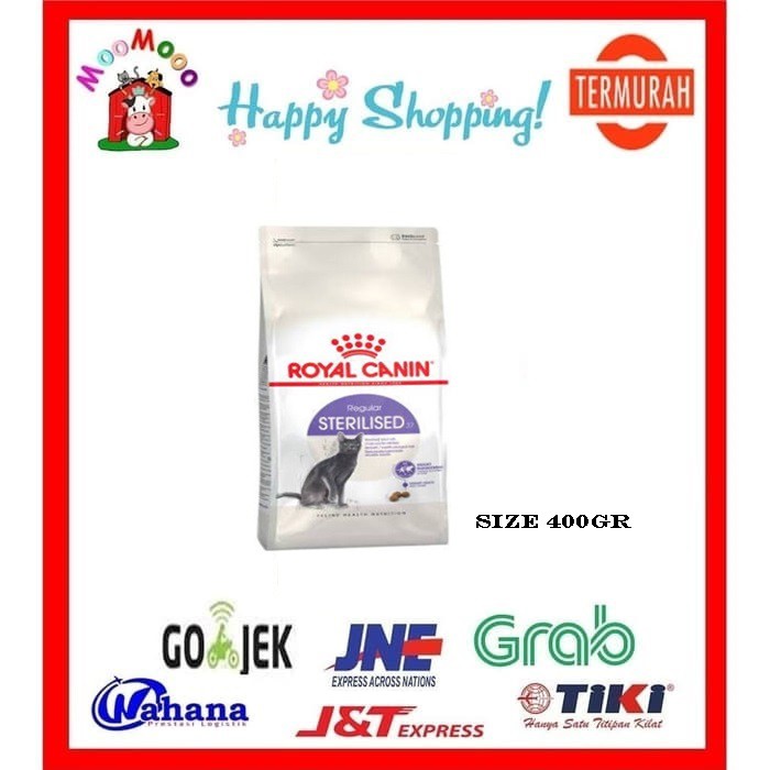 Royal Canin Sterilised 37 400Gr - Makanan Kucing Disteril / Cat Food