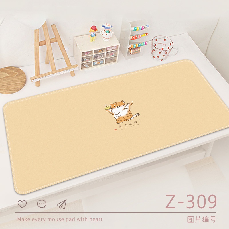 Mouse Pad Ukuran Besar Tebal Motif Kartun Untuk Meja Komputer