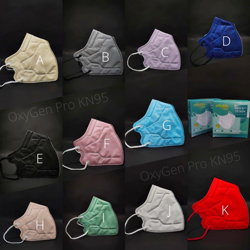 Masker KN 95 pro OxyGen 6 ply