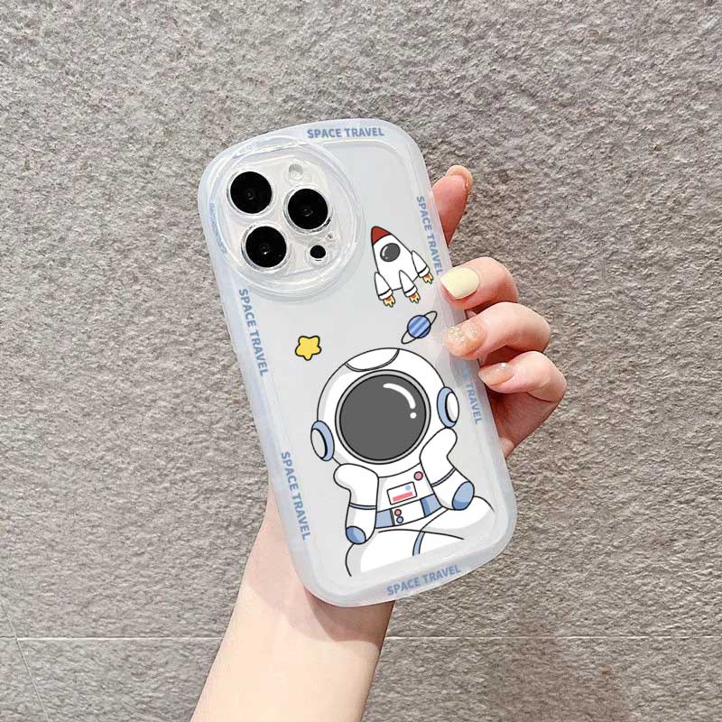 Soft Case Silikon Motif Astronot Untuk Samsung A04 A04S A13 A02S A03 A03S A23 A30S A11 A12 A51 A30 A50 A52 A20S A10S M11 M12