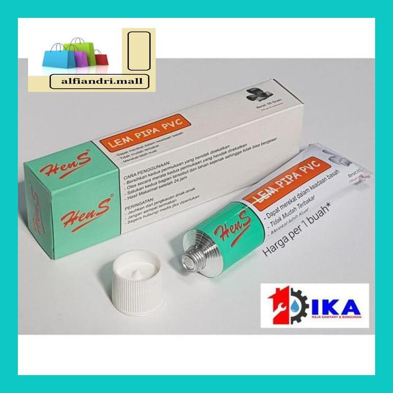 

510Fsjbc50 Lem Pipa Waterbase Hens Ori100% Isi 50 Gram Pvc (Bisa Kena Air)/ Perek D6005Ckhd