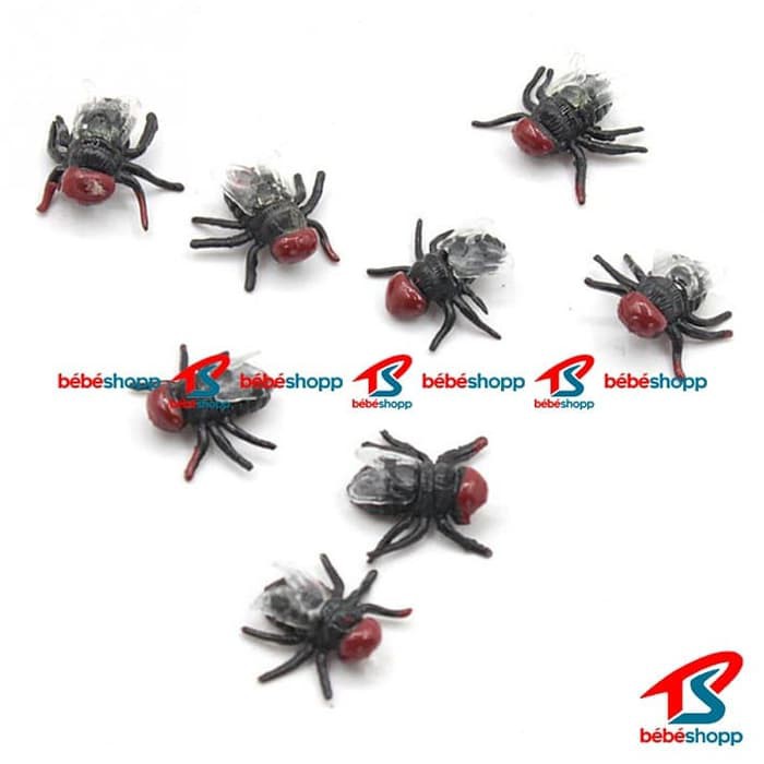 SERANGGA- LALAT. Fake Flies. Lalat Palsu. Mainan Prank. Hallowen
