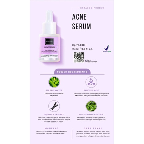 ACNE SERUM SCARLETT ORI