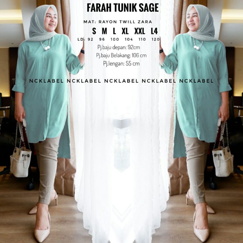 farah tunik ori nck label