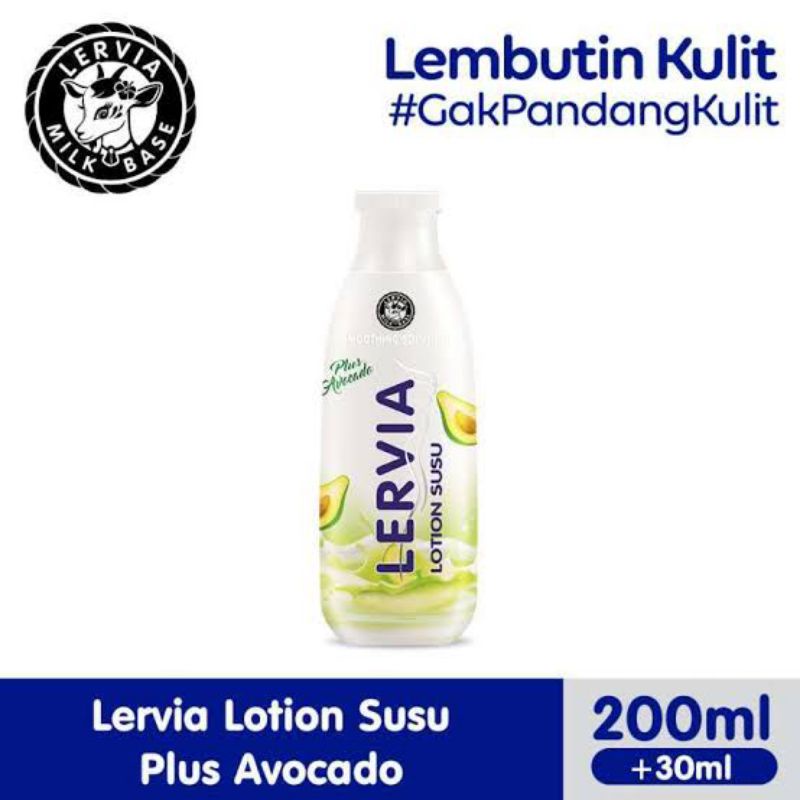 ORIGINAL BODY LOTION SUSU LERVIA 200 ML PLUS AVOCADO / LERVIA LOTION