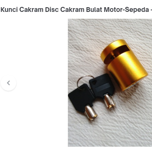 kunci disc cakram igawa/ kunci cakram disk lock / kunci pengaman MOTOR/ gembok cakram disc universal