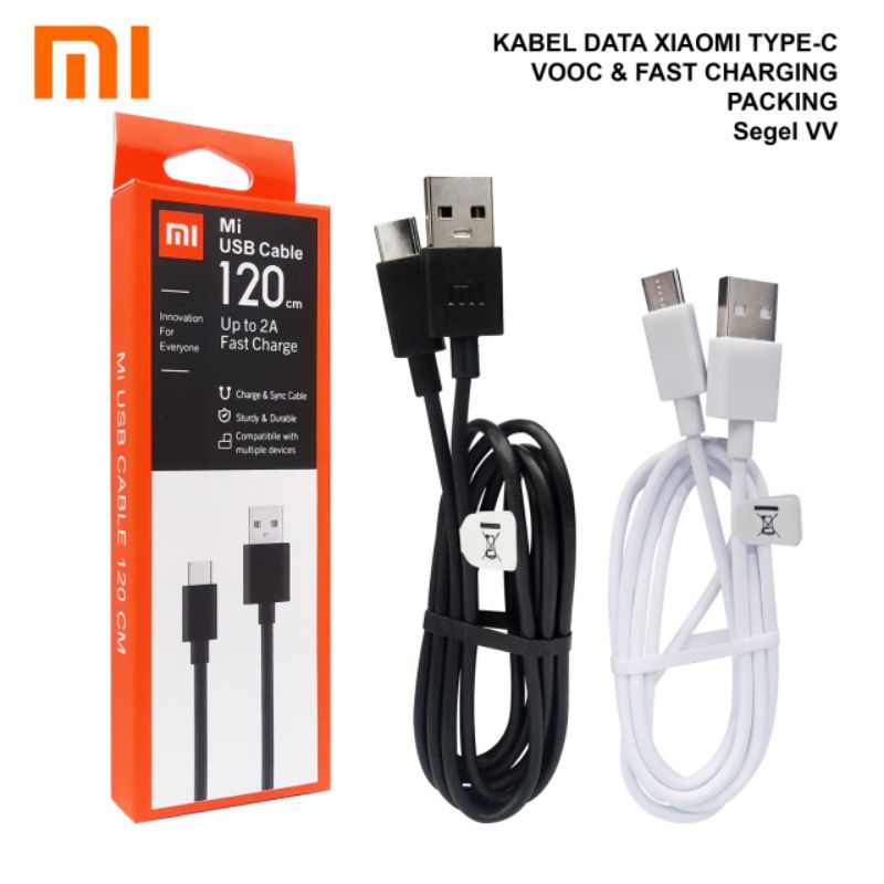 XIAOMI KABEL DATA TYPE-C VOOC FAST CHARGING