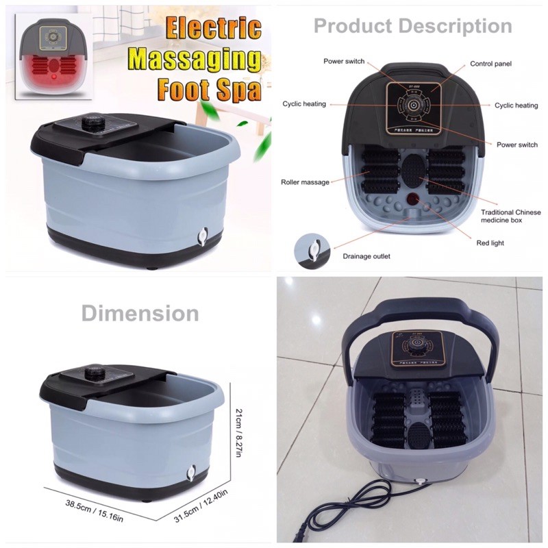 footspa rendaman kaki electrik pijat therapy