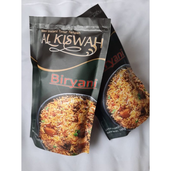 

Nasi Biryani Paket Beras Basmati Bumbu Briyani Alkiswah 3-4 porsi