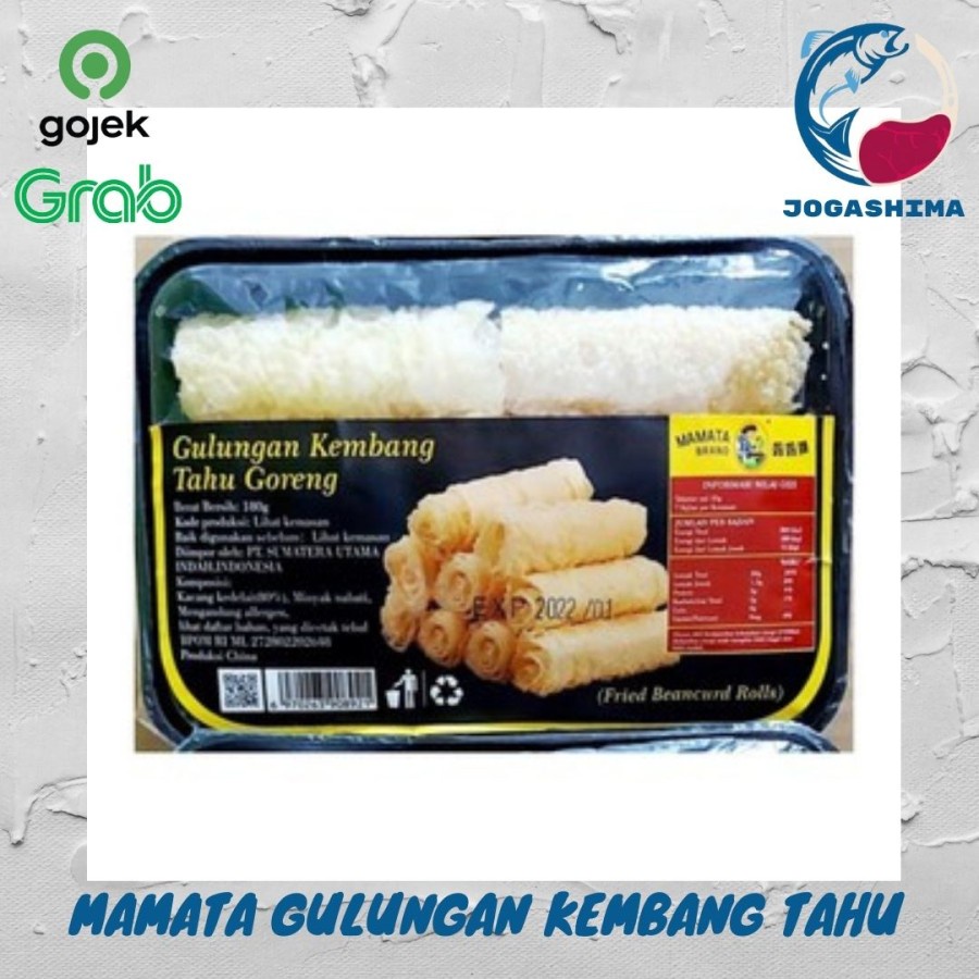 

Mamata Gulungan Kembang Tahu Goreng / Mamata beancurd spring roll 180g