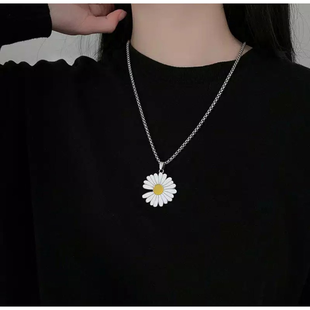 Sunflower Necklace - Perhiasan Kalung - Aksesories