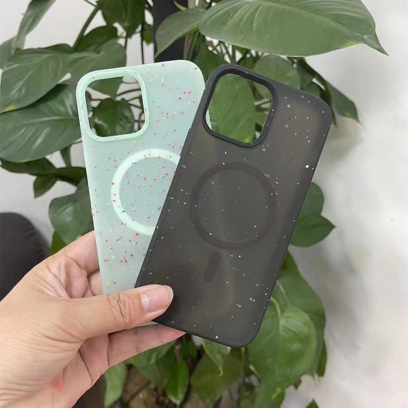 Case Silikon Magnetik Motif Animasi Warna-Warni Untuk IPhone 12 13 Pro Max