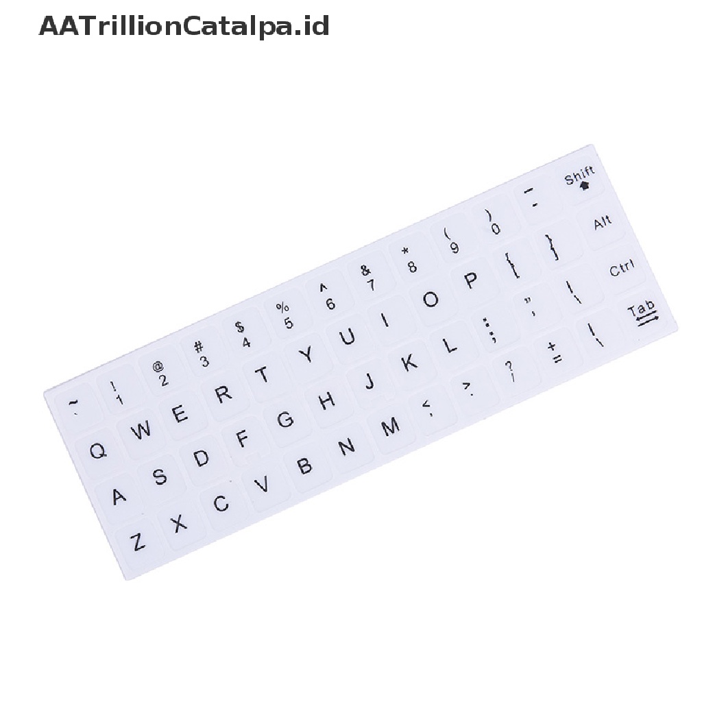 Aatrillioncatalpa Stiker Keyboard Bahasa Inggris Pengganti Untuk Pclaptop