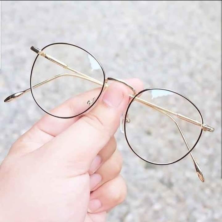 Tersedia Kacamata Photocromic Oval, Korean Style, Unisex Sunglasses, Vintage, Wanita Pria Milenial