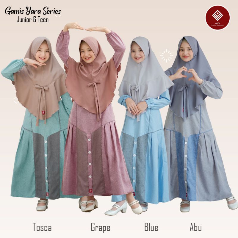 Gamis Anak Perempuan Yara Anak Dan Ibu Couple Anv