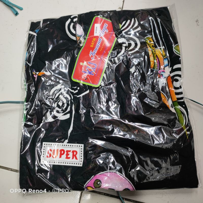 Daster motif boneka kencana ungu daster ibu muda kencanaungu dona-hitam