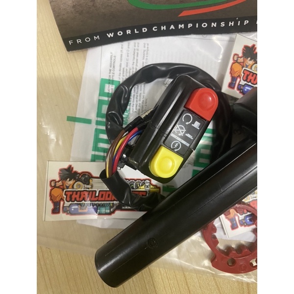 Slongsong Gas Spontan 2 Tali Kabel Gas Aktif Domino plus Saklar On Off Starter KTC all motor