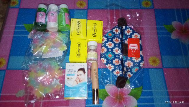 Fs - Tas Kosmetik Pouch Motif Colorfull