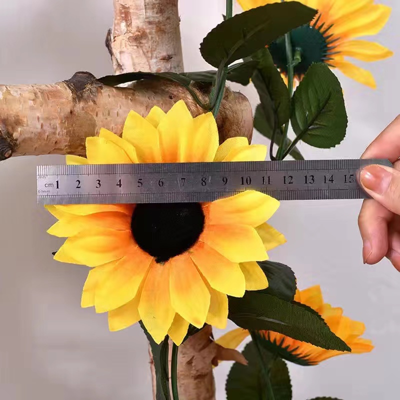 Bunga Matahari Hias Rambat Menjalar Dekorasi Rumah Pernikahan Artificial Flowers Juntai PBP49