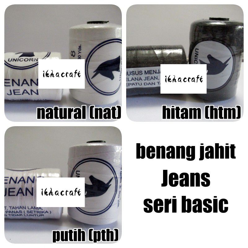 Benang Jahit Jeans Unicorn