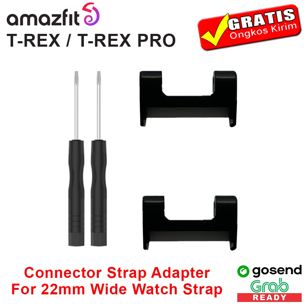 Adapter Konektor Connector Tali Strap Xiaomi Amazfit T-Rex T-Rex Pro T rex Trex Pro