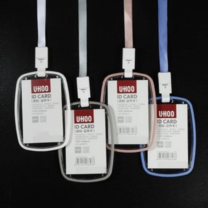 

READY COD Tempat Kartu Unik / ID Card Holder Motif Polos For Kartu MRT Lux 8th BERMUTU Kode 307