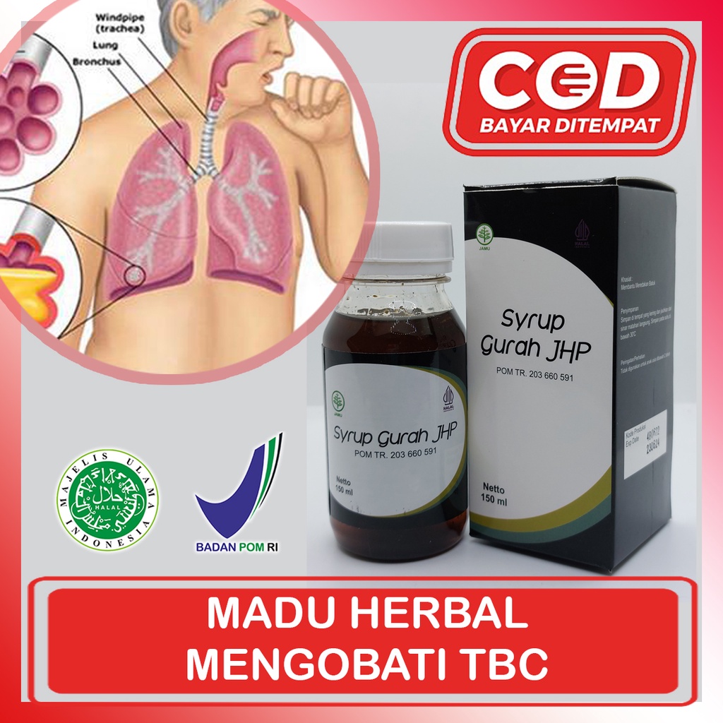 Madu Syrup GURAH JHP Mengatasi Penyakit TBC - Obat Herbal Alami