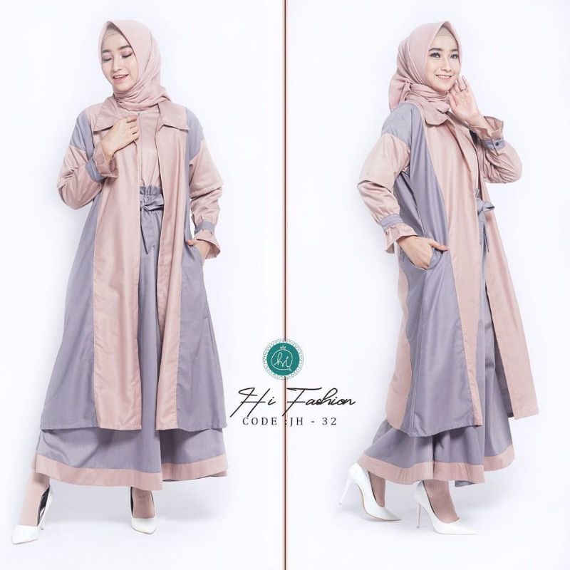 Gamis Dewasa 2021 Kode JH 32 Baham Katun Toyobo
