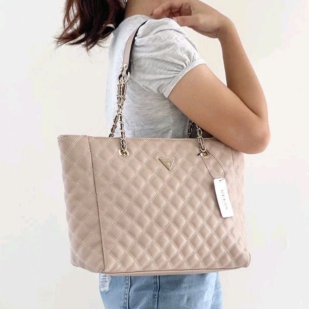 GUESS TOTE CESSILY BABY PINK