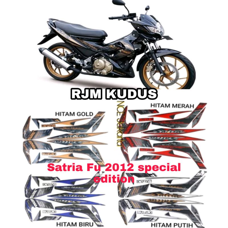 Stiker Striping Satria Fu baronf 2012 Special Edition SE