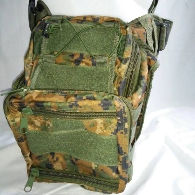 Tas slempang 803  besar loreng marpat,acupat,malvinas,gurun cordura local product