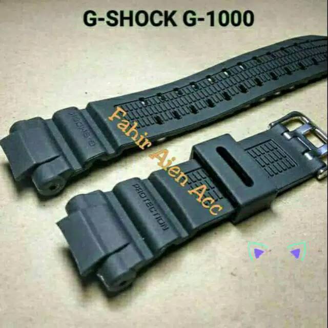 STRAP TALI JAM G-SHOCK G1200 G1250 G1500 G-1200 G-1250 G-1500 WARNA HITAM