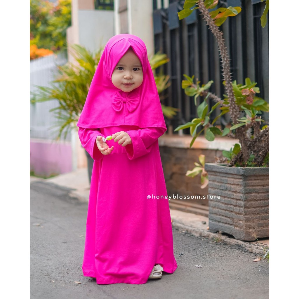 Gamis Anak Perempuan Cantik / Gamis Bayi Newborn / Baju Muslim Anak Perempuan Falisha