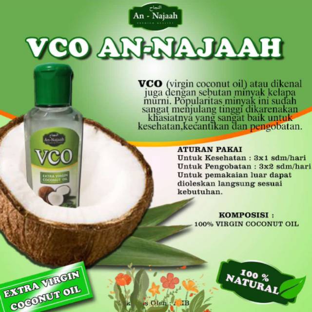 Minyak Kelapa Murni 60 ml VCO Original Organic