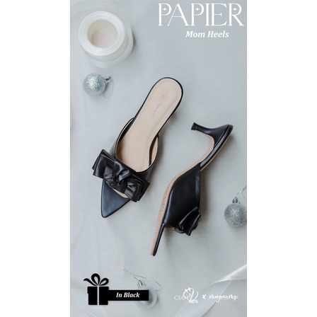 CLOEVKIDS - Sandal perempuan heels Papieerr Cloevkids X Mergenie