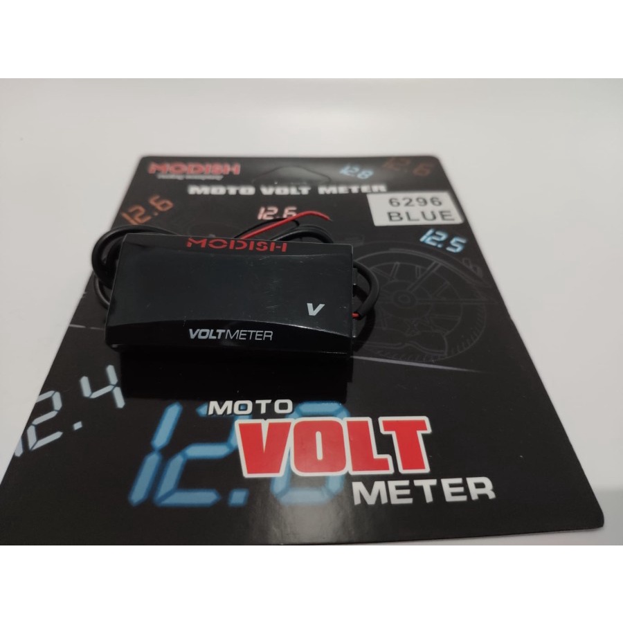 Voltmeter Mini LED Motor Digital Voltmeter Motor Waterproof Mini