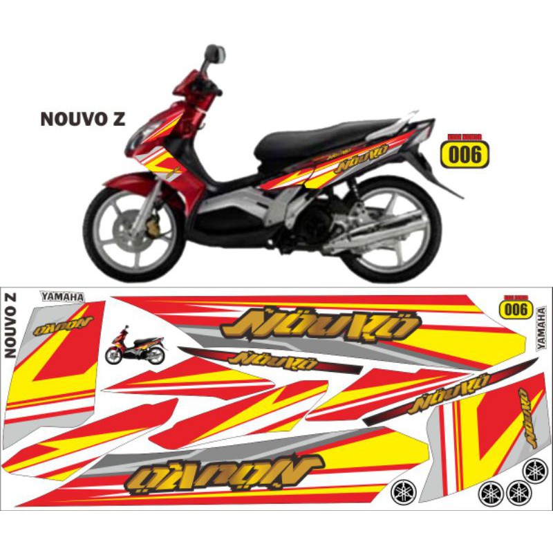 striping nouvo z / decal nouvo z / sticker nouvo z / stiker nouvo z