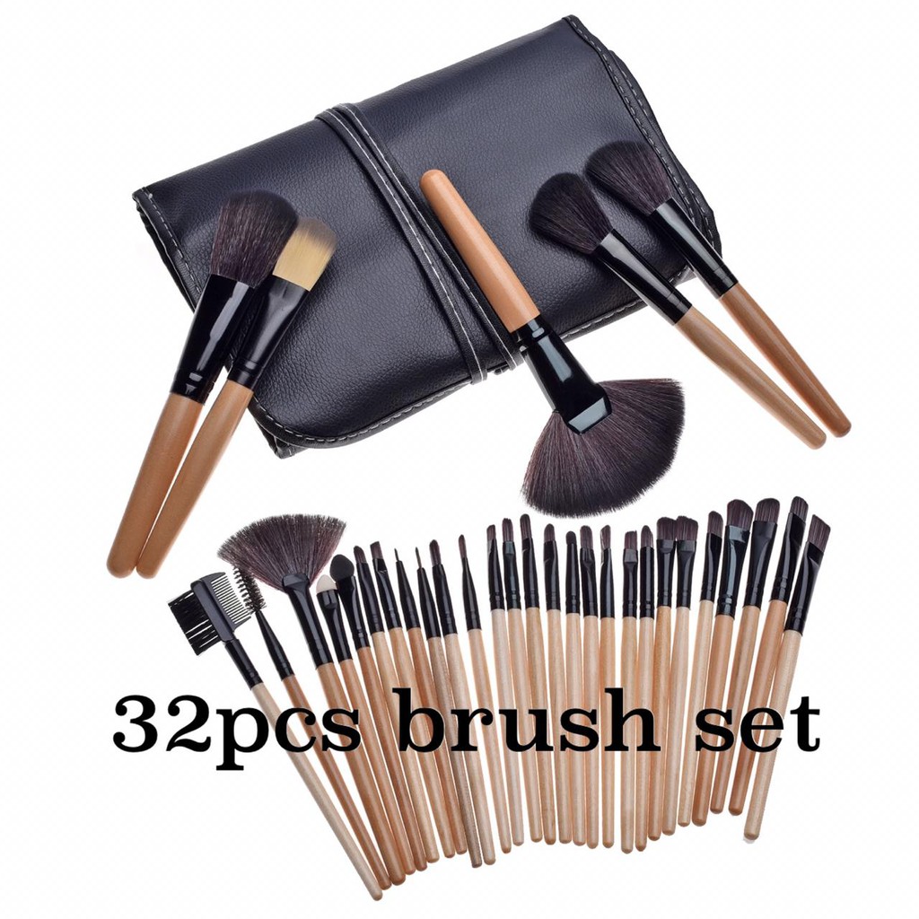 Set Brush Make Up Premium 24 &amp; 32Pcs Brush Tas Profesional Brush Make Up K3532