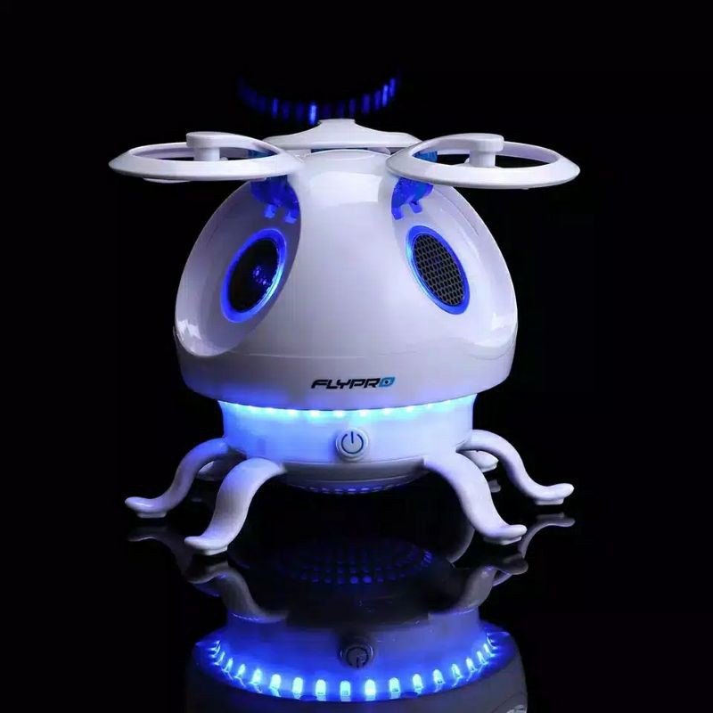 Speaker Bluetooth Excellent Bass Pesawat Alien Tech Flypro Led