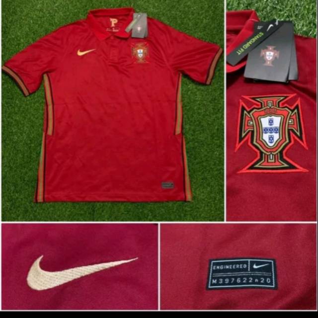 JERSEY PORTUGAL HOME AWAY EURO 2020 GRADE ORI