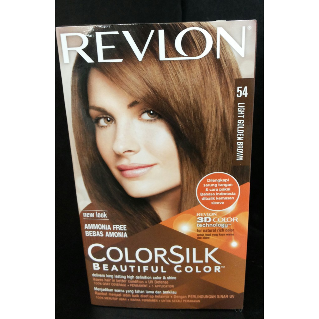 Warna Cat  Rambut  Revlon Light Golden  Brown 